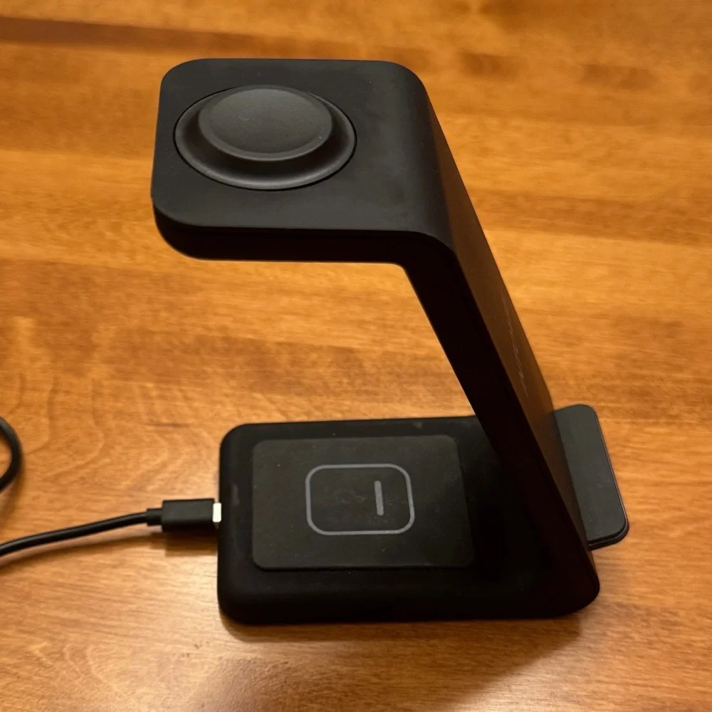 Intoval Black 3 in 1 Wireless Charging Station